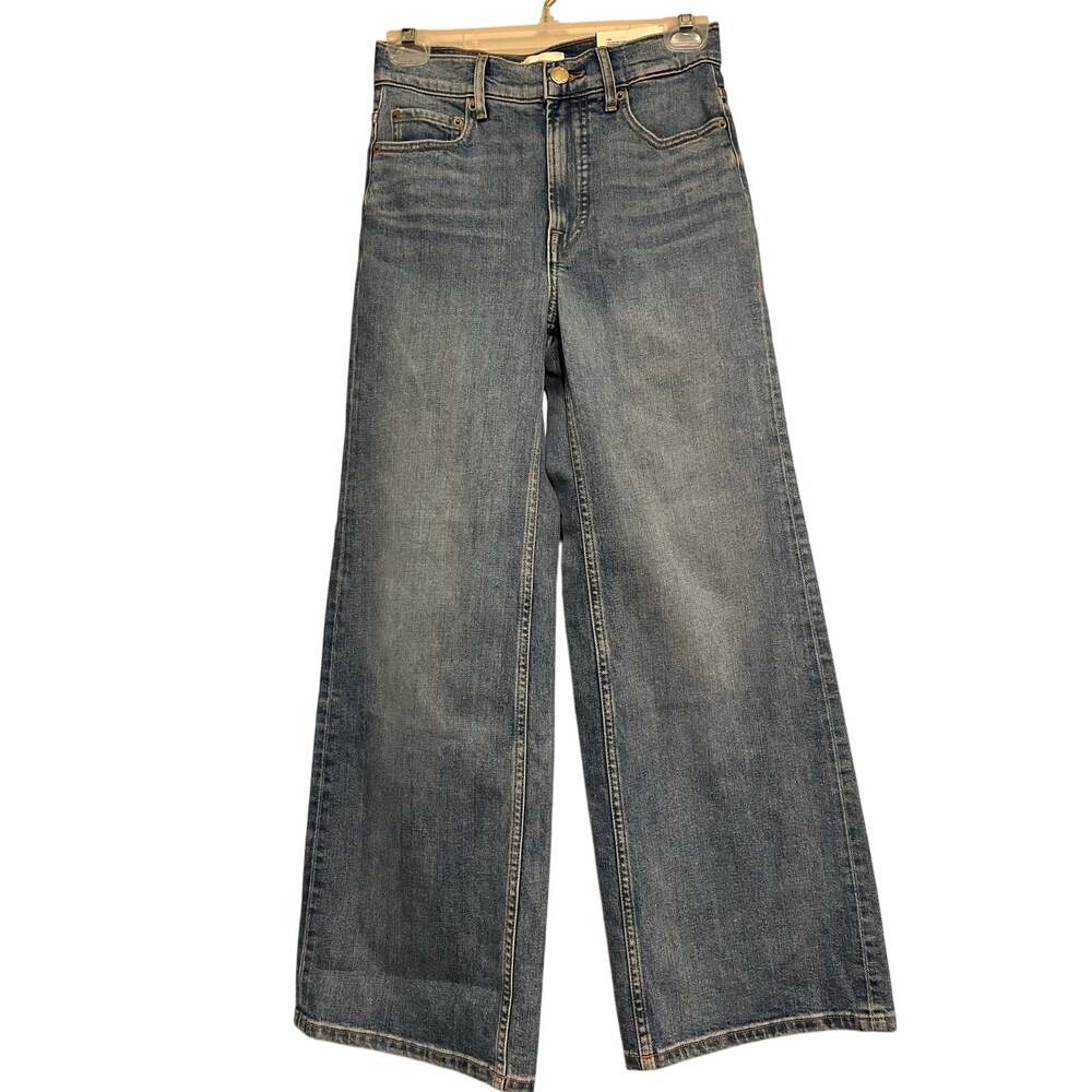 Everlane THE WAY-HIGH® SAILOR JEAN 2.0 in Medium Wash Size 24 NWT! - Picture 5 of 11